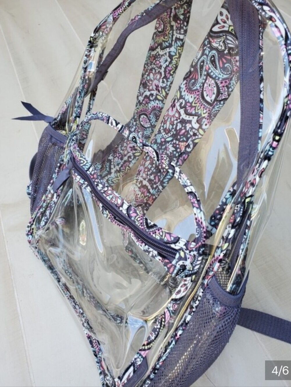 Vera Bradley Clear Stadium Backpack